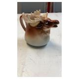 Vintage ceramic moose head creamer/pitcher,