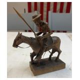 Vintage hand-carved wood Quro Artesania of Spain