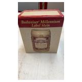 Budweiser millennium label Stein, 1976, new in box