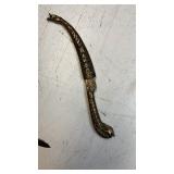 Brass dagger with intricate sheath from Turkey,