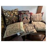Large lot of victorian style and more pillows