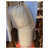 4 vintage lamp shades