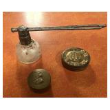 Vintage Handy Andy Goggles in Brass Container &