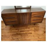 Mid-century modern wood Dresser & Nightstands