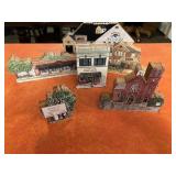Wooden Alton, IL Buildings (6) & Large lot of