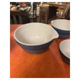 Mason Cash Earthenware mixing bowl set &