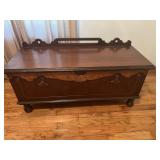 Antique Wood Cedar Chest