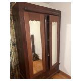 Antique Wood Wardrobe