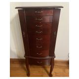 Wood Jewelry Armoire