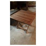Flat top trunk and 2 outdoor patio table, 36 in.ï¿½