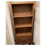 Book case with storage