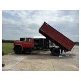 1976 GMC 6500 Grain truck, runs & dumps.
