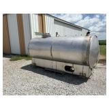 1000 gallon stainless steel tank, 3 way