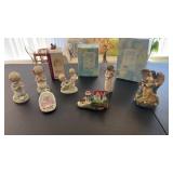 Enesco Baby, Willow Tree girl with cat figure,