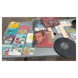 Vintage childrenï¿½s records and other record