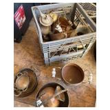 North Creek Crate full of copper & brass includes