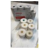 Large assortment of office supplies and decor