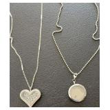 Origami Owl Necklace locketï¿½s with inset plate
