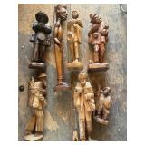 Large wood sculptures