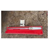 3/4 in Proto dial torque wrench with case.
