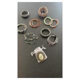 Jewelry lot of bracelets and a Plunder Jewelry 'C'