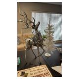 Christmas Decor lot includes white tree 19?,