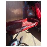 Red radio flyer wagon
