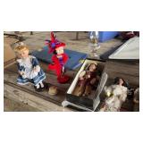 Collector dolls boxes have water damage