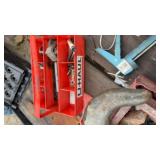 Working horn/siren, Tool case, C clamps, drill
