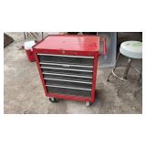 Rolling toolbox 27 inches wide 18 inches deep,