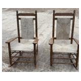 (2) Wood Rocking Chairs