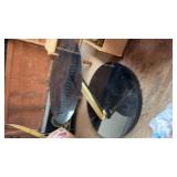 2 foot round swivel coffee table