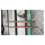 2  steel bale spears and a Reese hitch pulley for