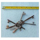 Set of vintage keys