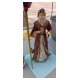 Metal Father Christmas decoration