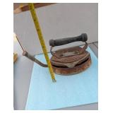 Antique steam iron