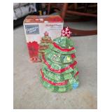 Christmas tree cookie jar