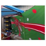 Double garage door Christmas decoration banner