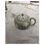 Wedgwood Sage Green Teapot with lid