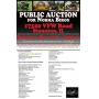 ON SITE ONLY PUBLIC AUCTION FLYER