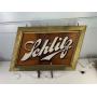 Vintage Schlitz framed mirror