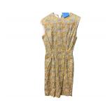 Egyptian themed dress with jacket