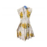 Flower polkadot dress - vintage