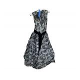 black lace party dress