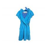 blue dress - rough shape