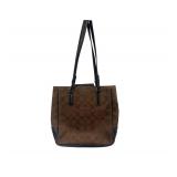 Coach brown monogram purse