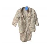 Beaded and sequins dress with matching jacket