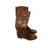 Coach leather tall boot - brown (9)