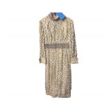 Lillie Rubin beaded neck and waist dress