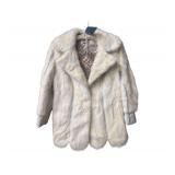 Leather and fur coat - vintage